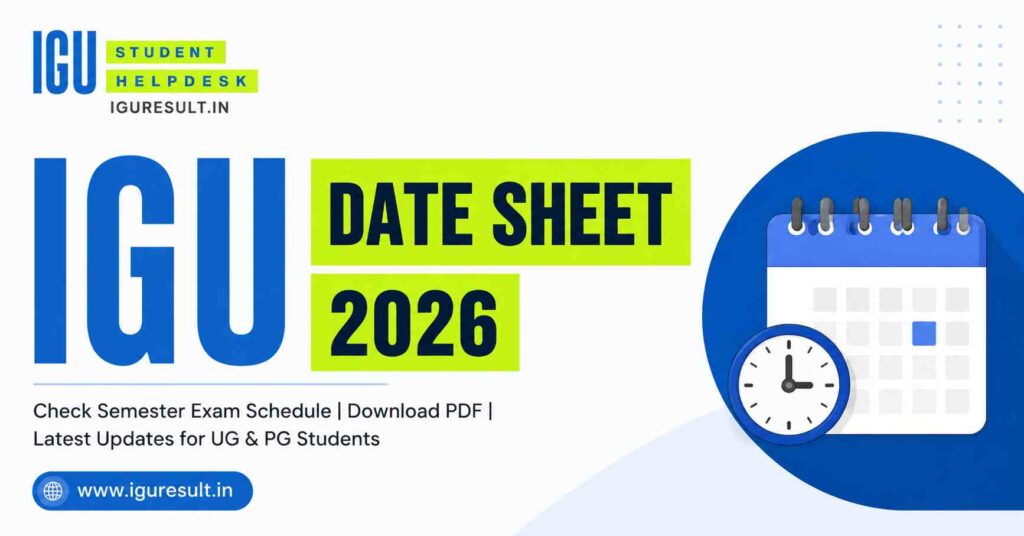 IGU Date sheet